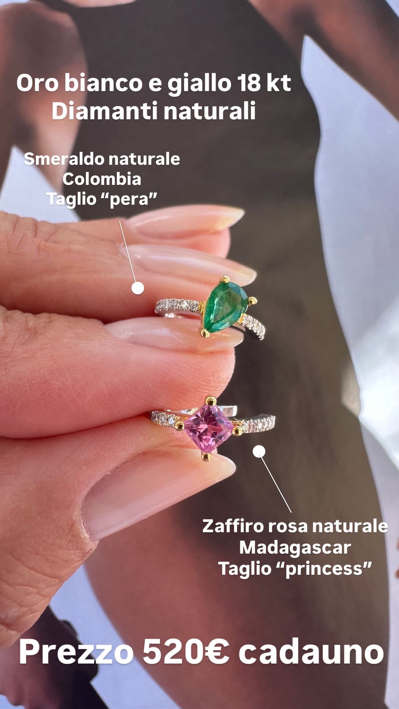 Ear cuff con diamantini