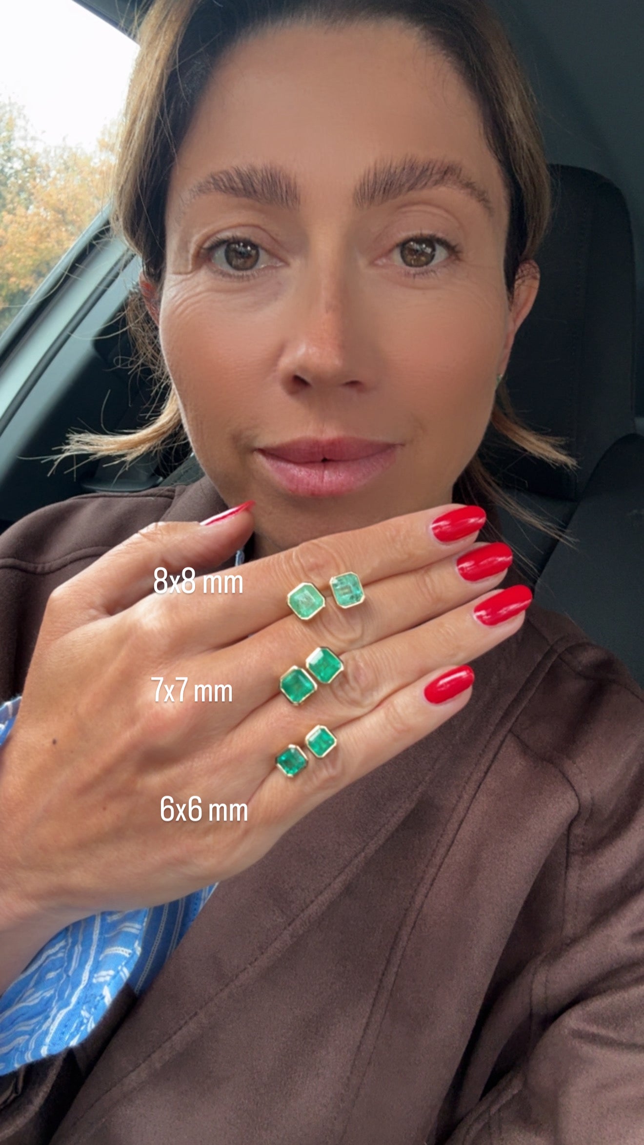 Orecchini con smeraldo 2.27