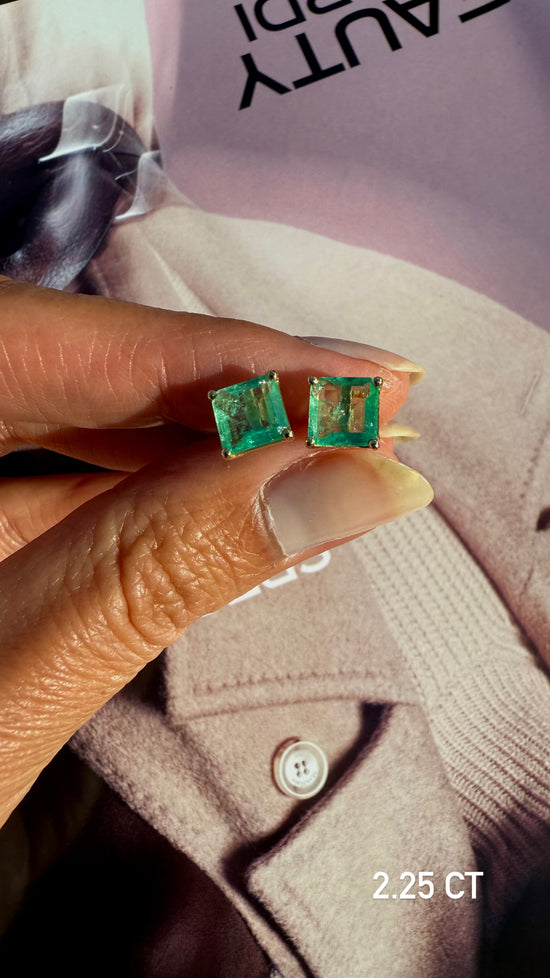 Orecchini smeraldi 2.25