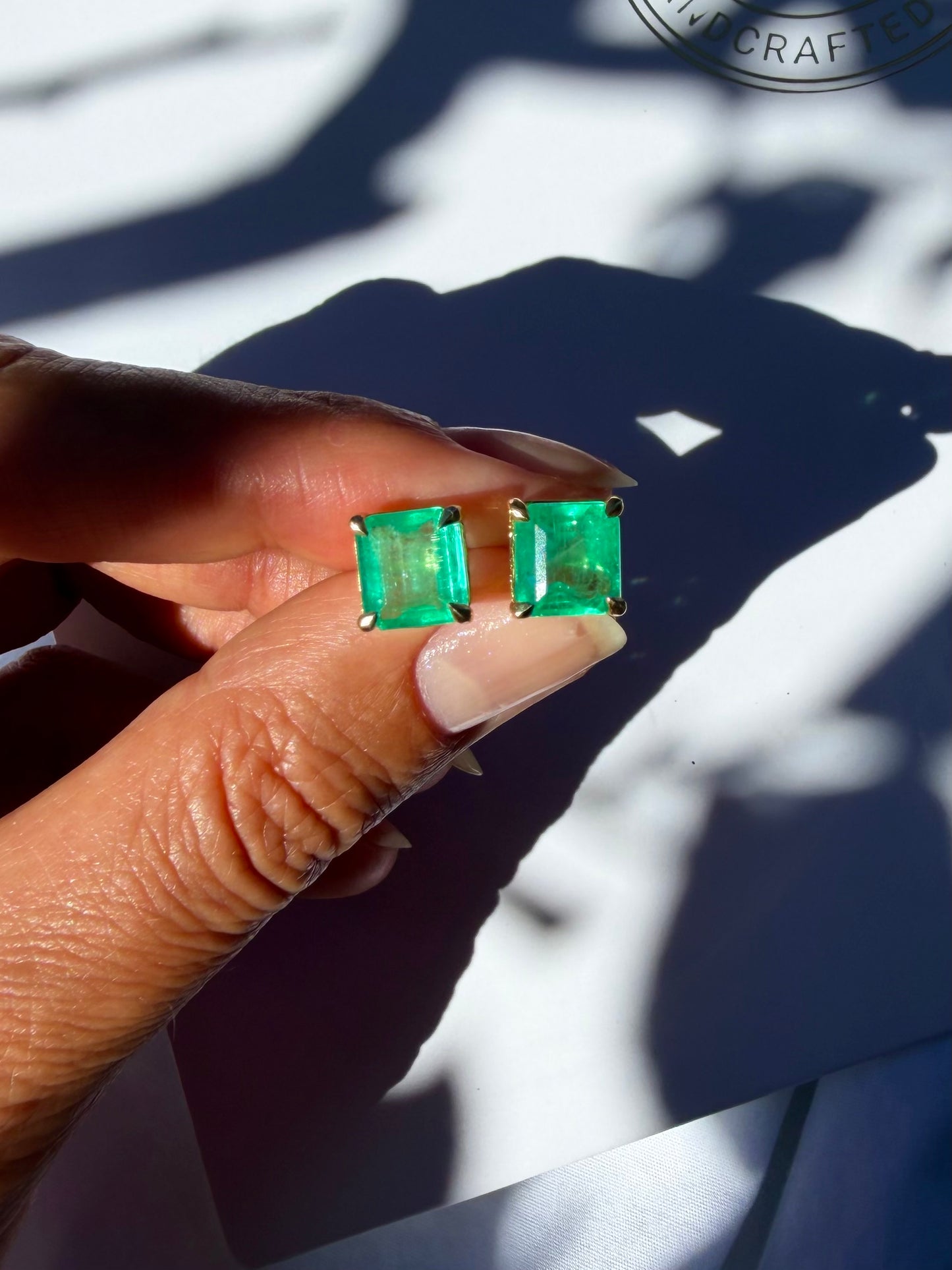Emerald earrings 4.41