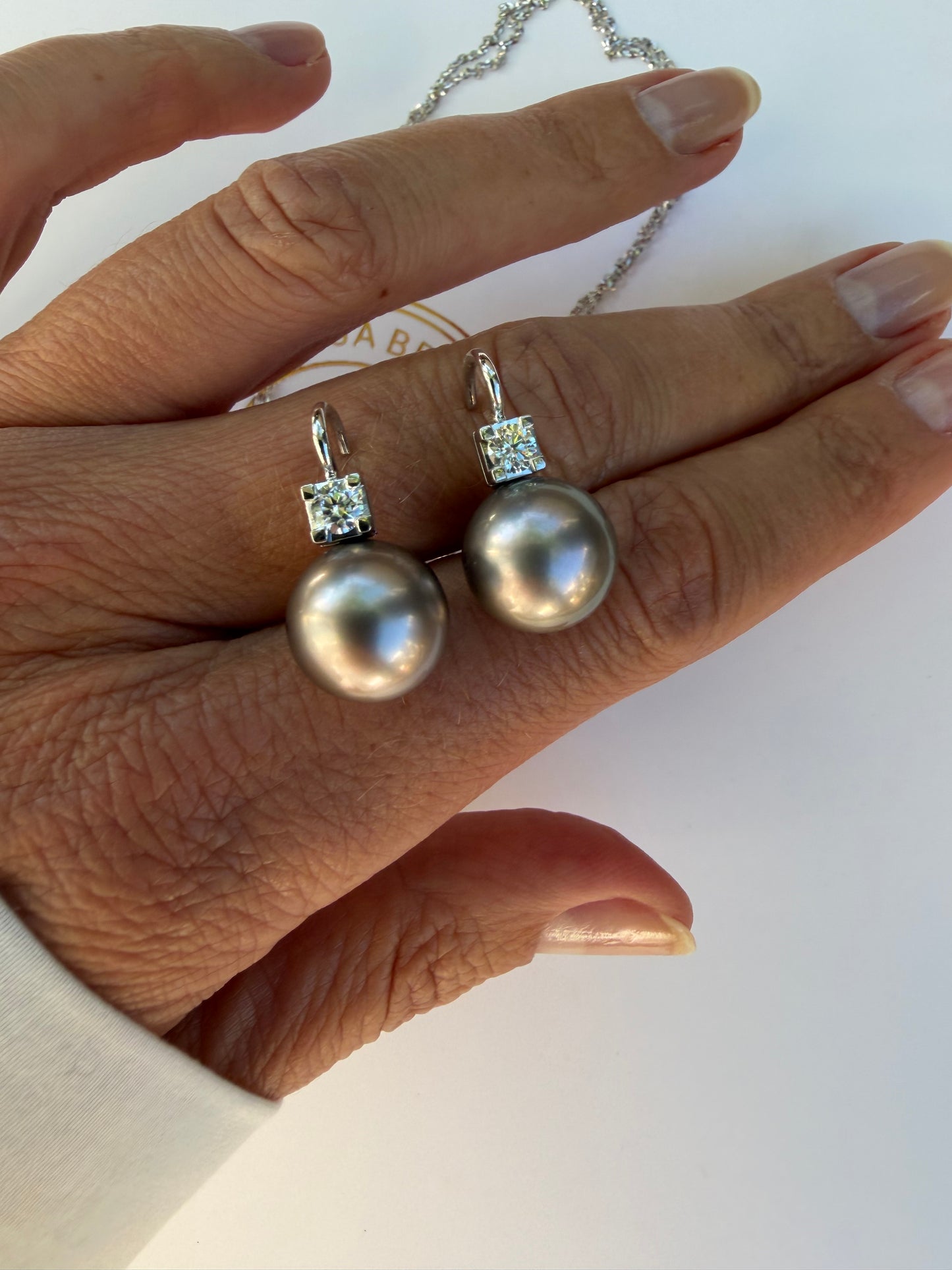 Tahitian pearl set