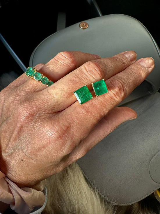 Orecchini smeraldo 2.98