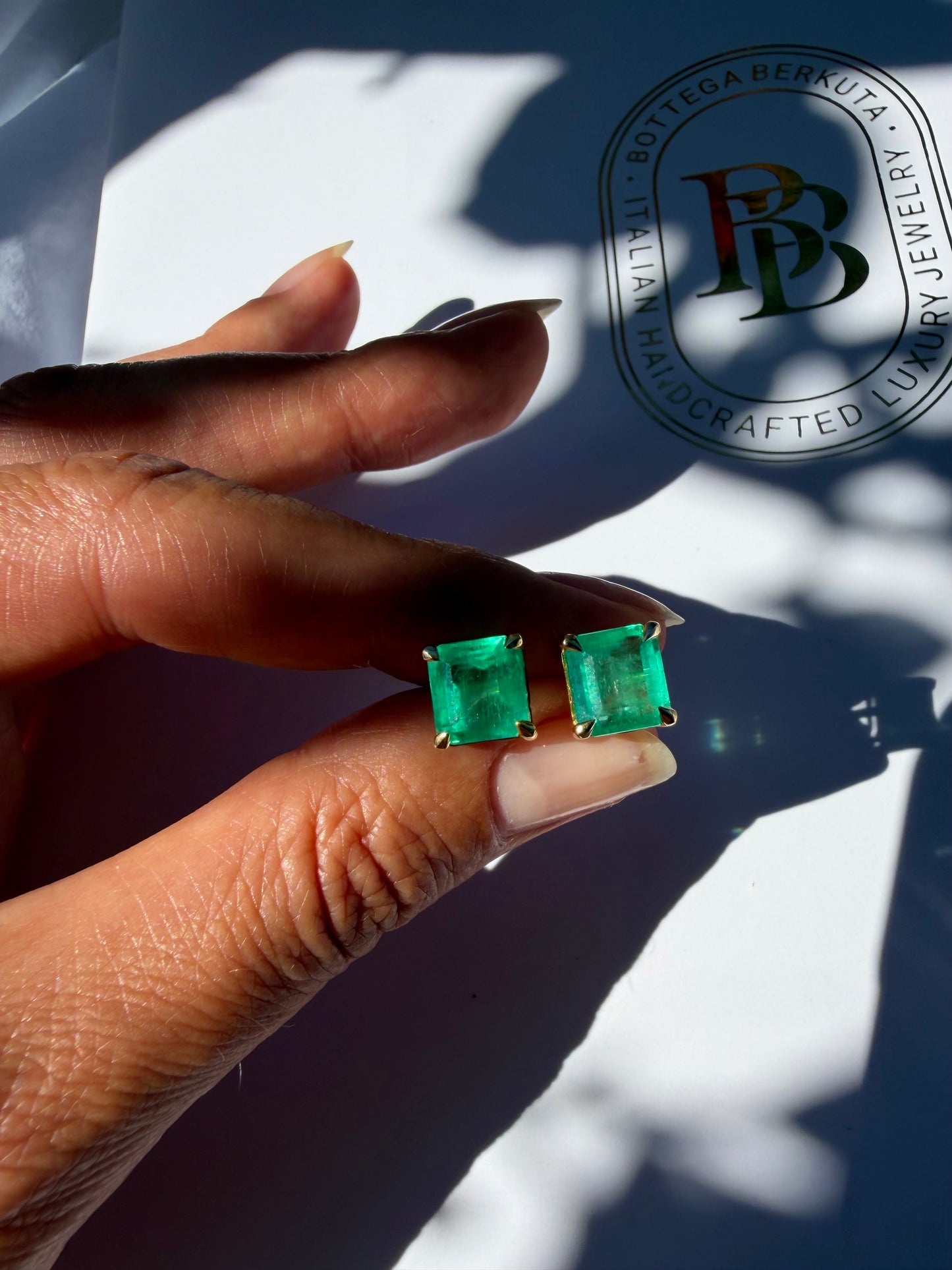 Emerald earrings 4.41