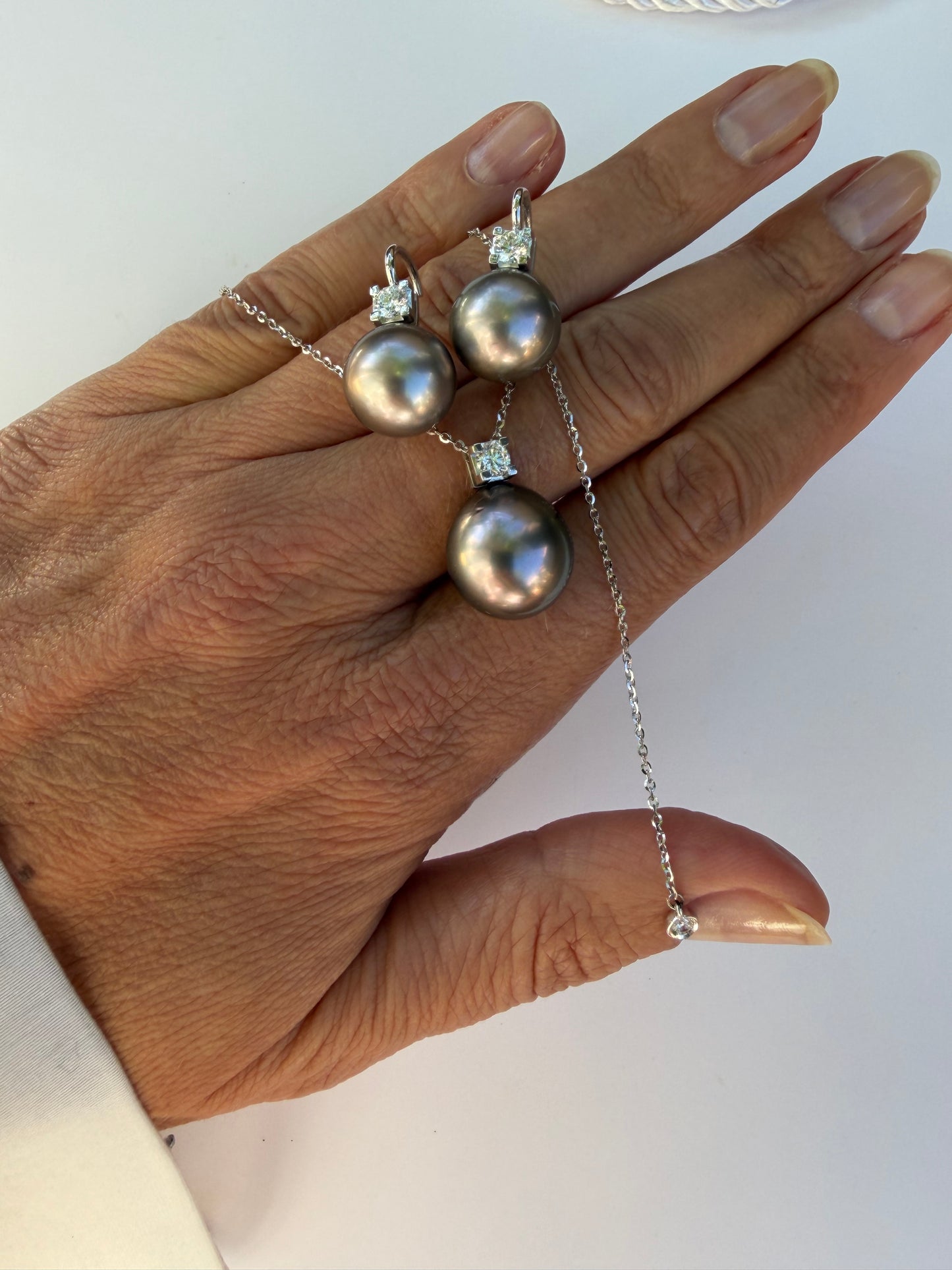 Tahitian pearl set