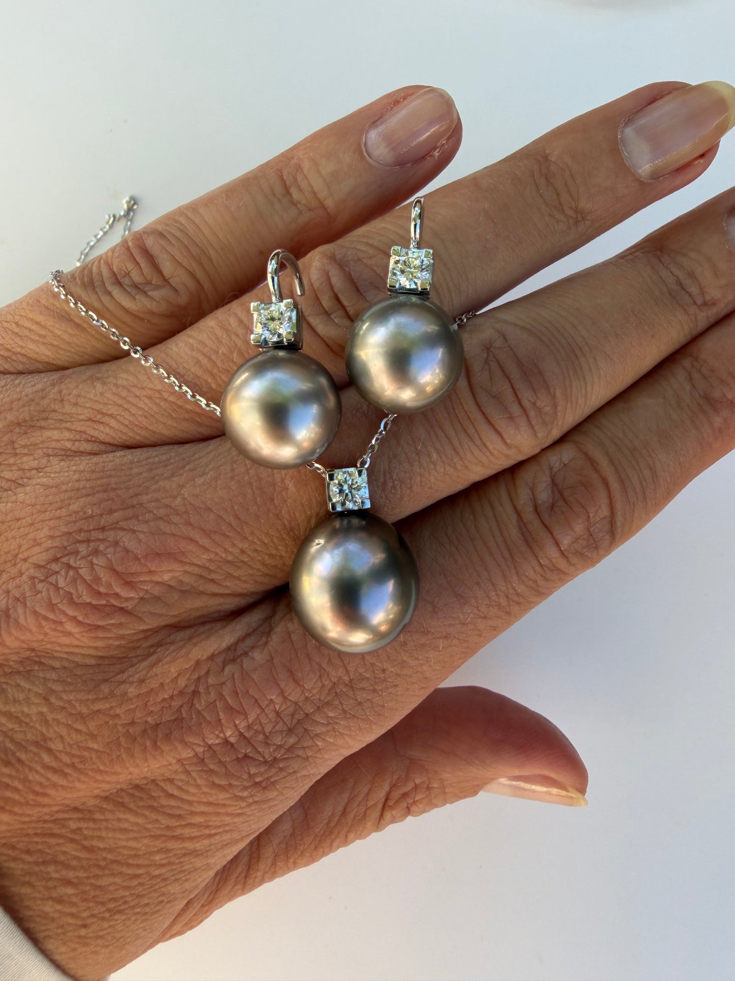 Tahitian pearl set