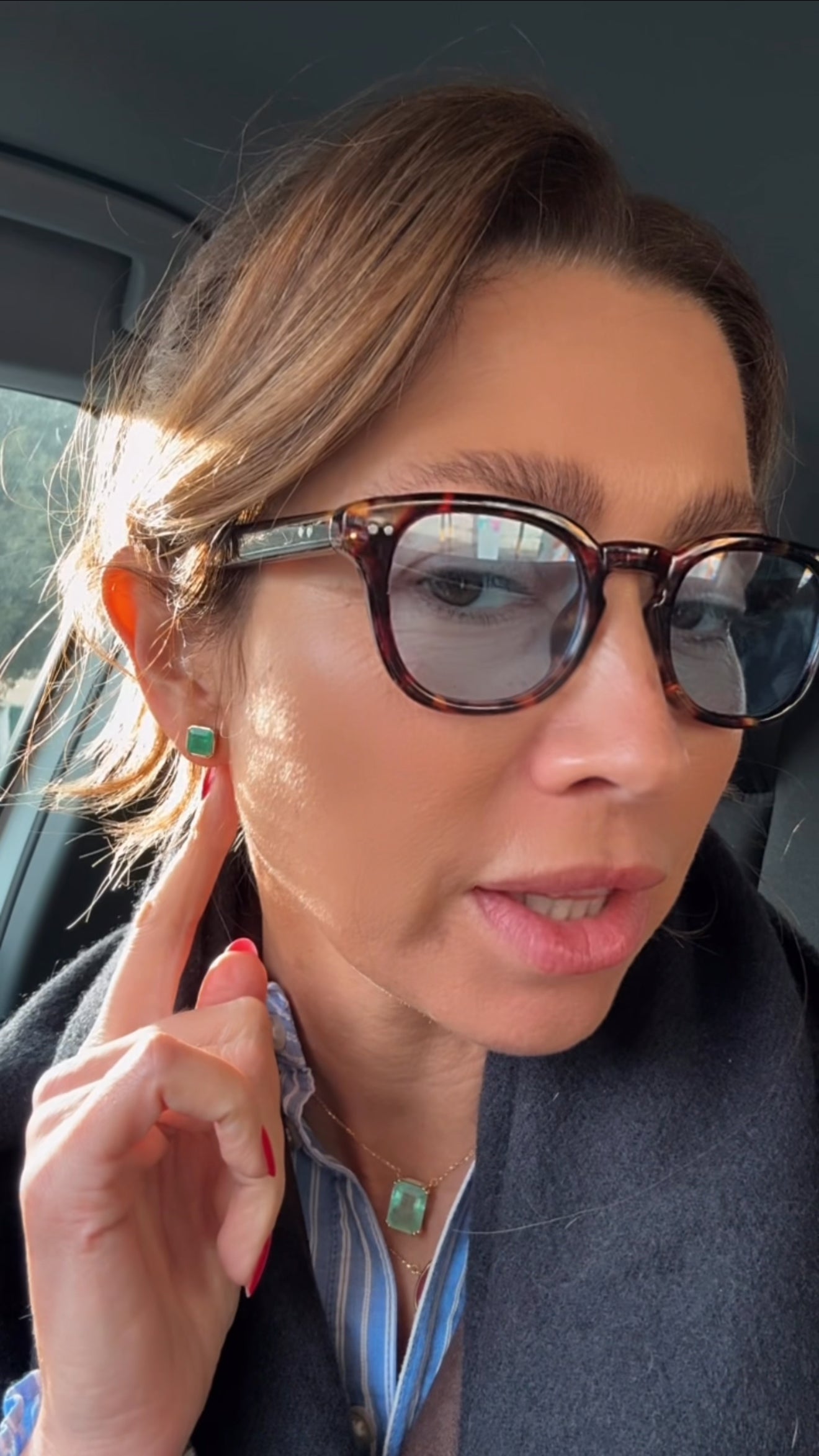 Orecchini con smeraldo 2.27