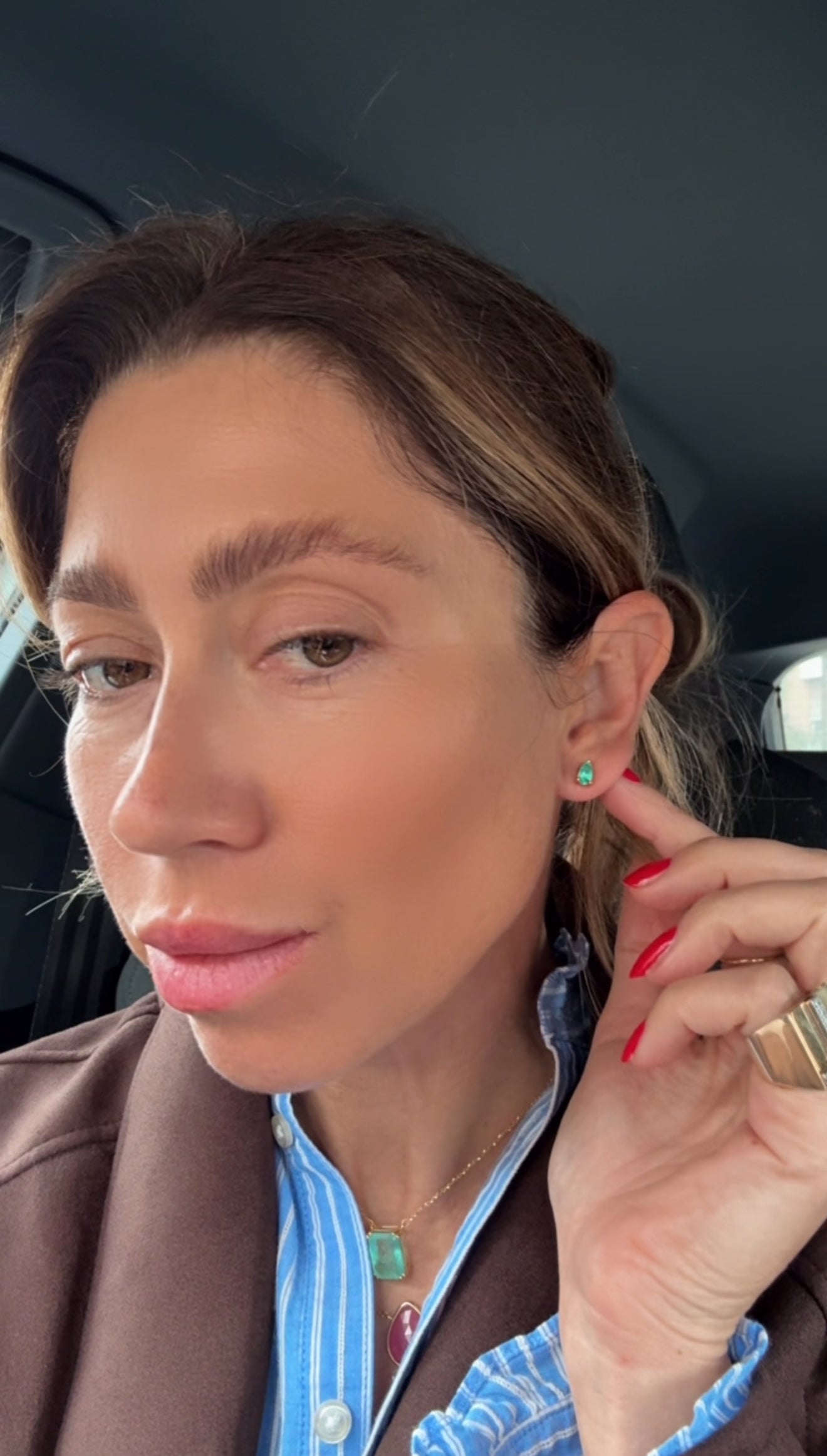 Orecchini con smeraldi 1.15