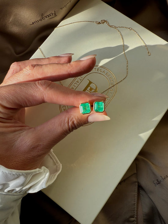 Orecchini con smeraldo 2.27