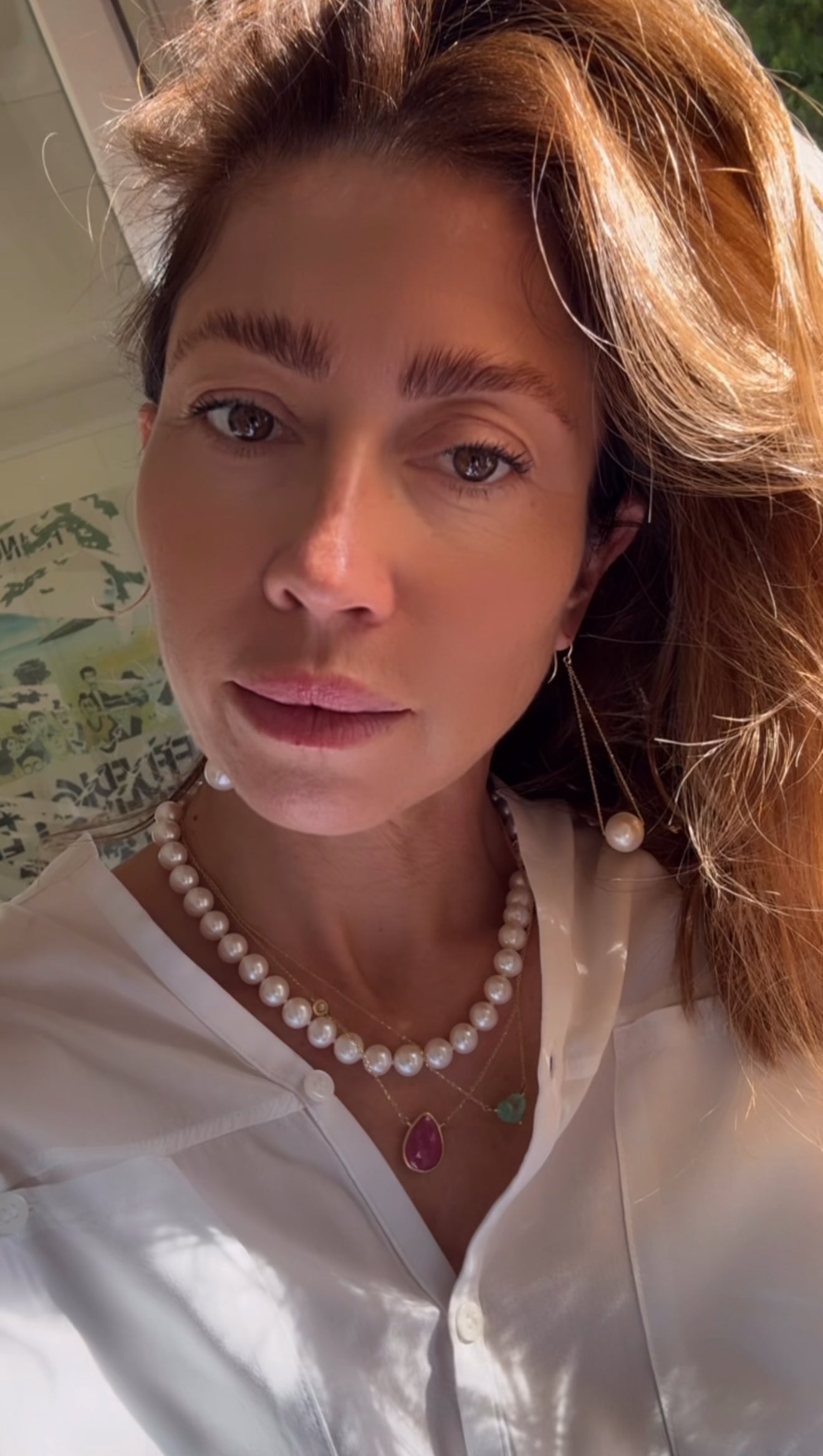 Catenina con smeraldo a cuore 3.28