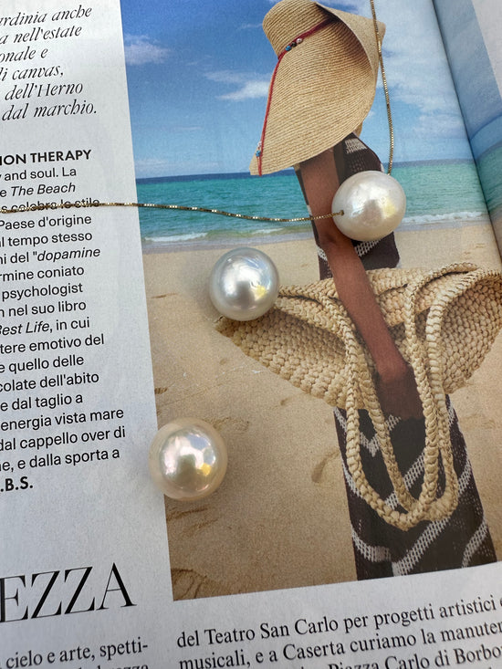 Catenina con perla passante