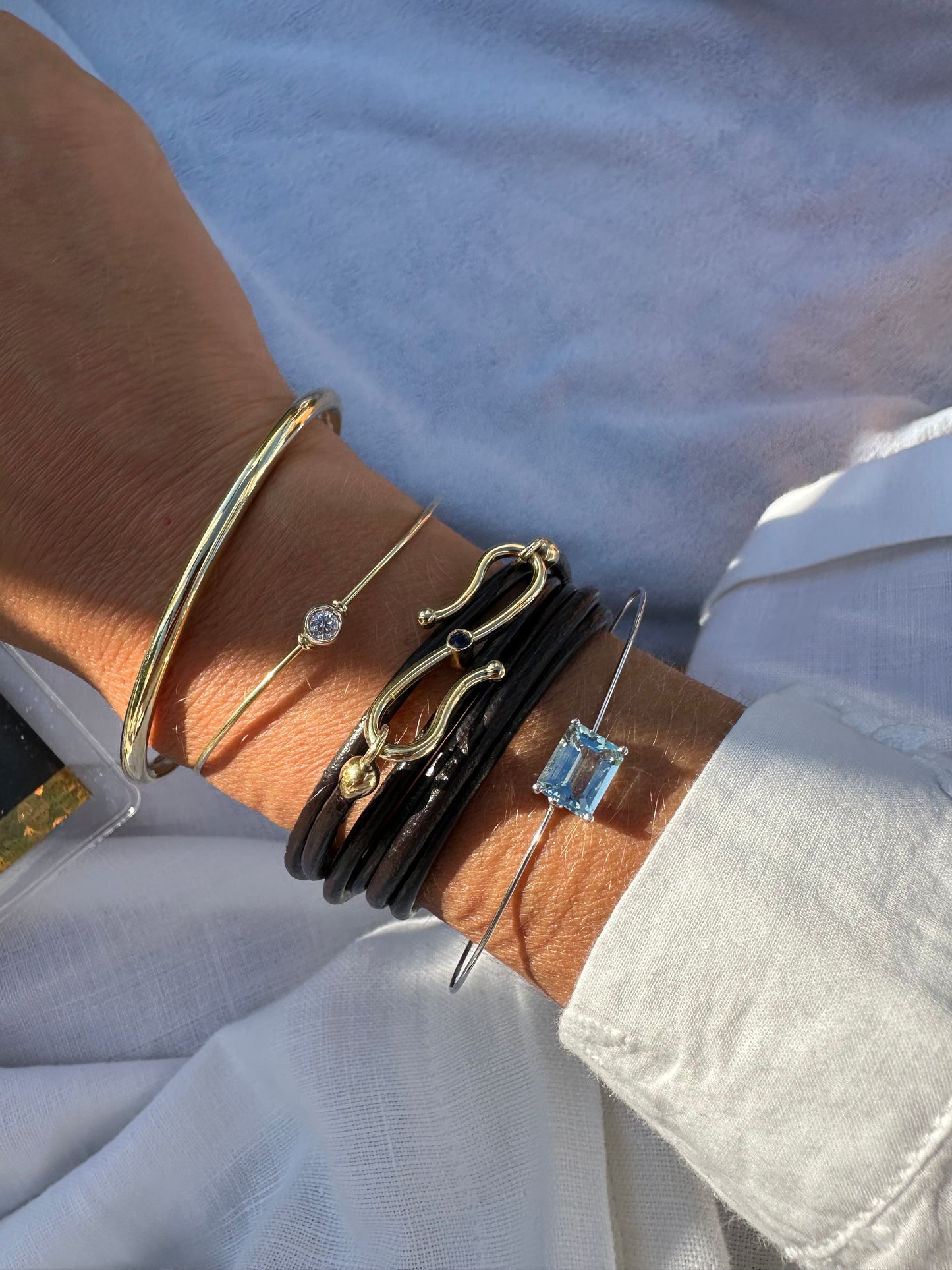 Bracciale acquamarina 2.00