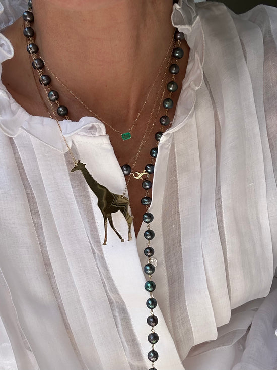 Catenina con smeraldo 0.74