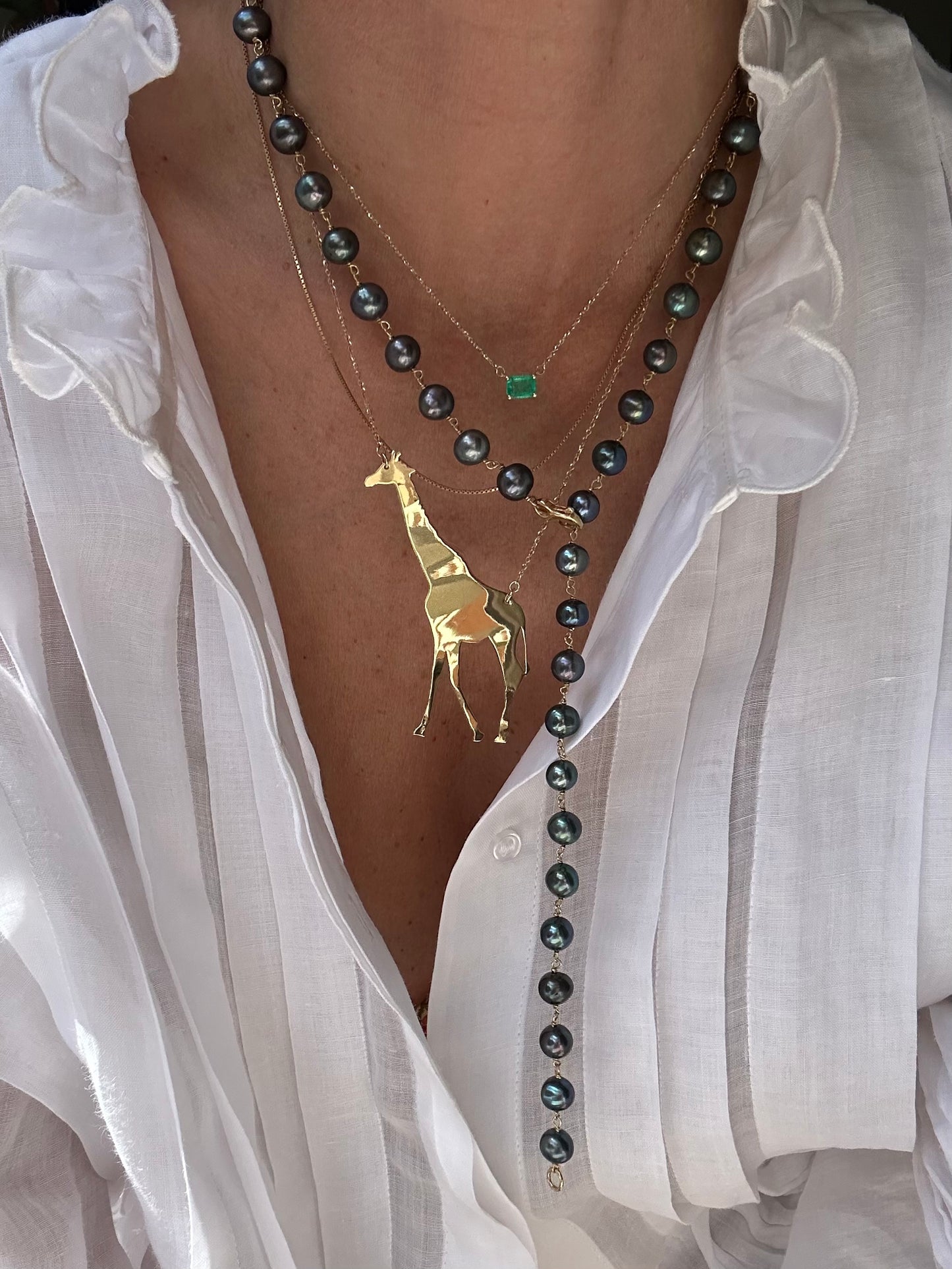 Catenina con smeraldo 0.74