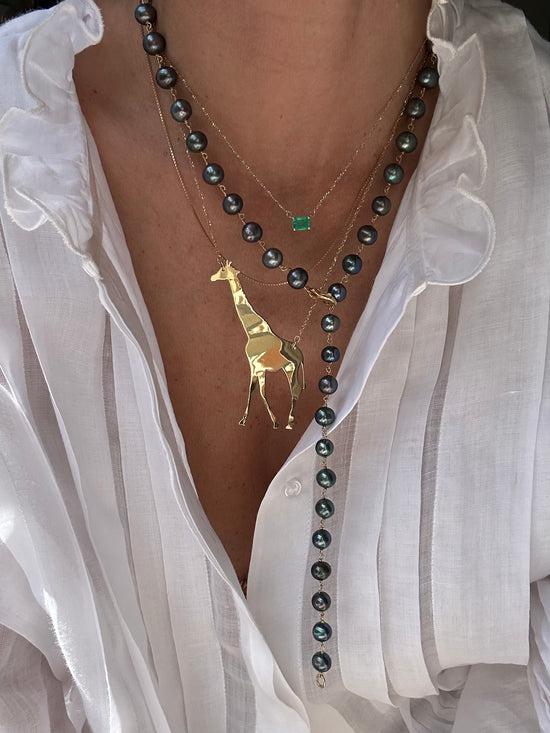 Catenina con smeraldo 0.74