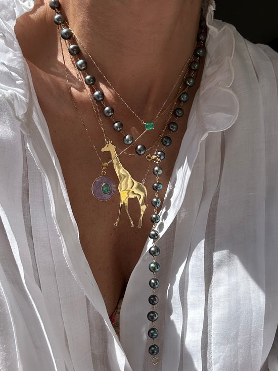 Catenina con smeraldo 1.10