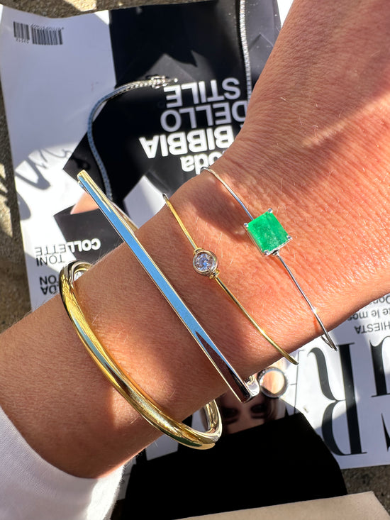 Carica l&amp;#39;immagine nel visualizzatore Galleria, Bracciale con smeraldo 1.75
