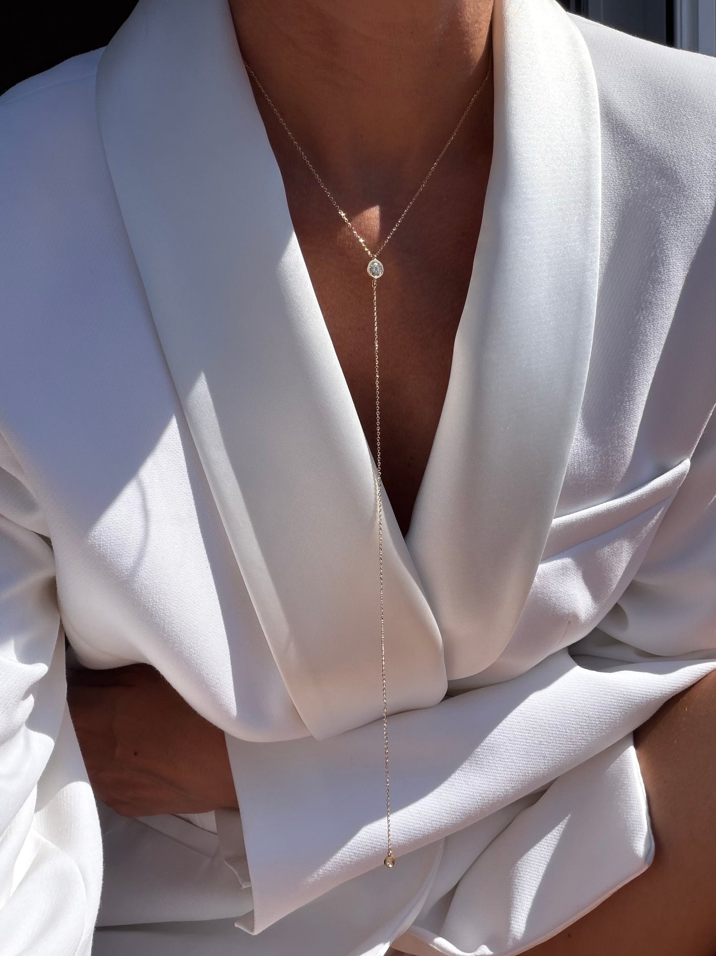 Sautoir con diamanti