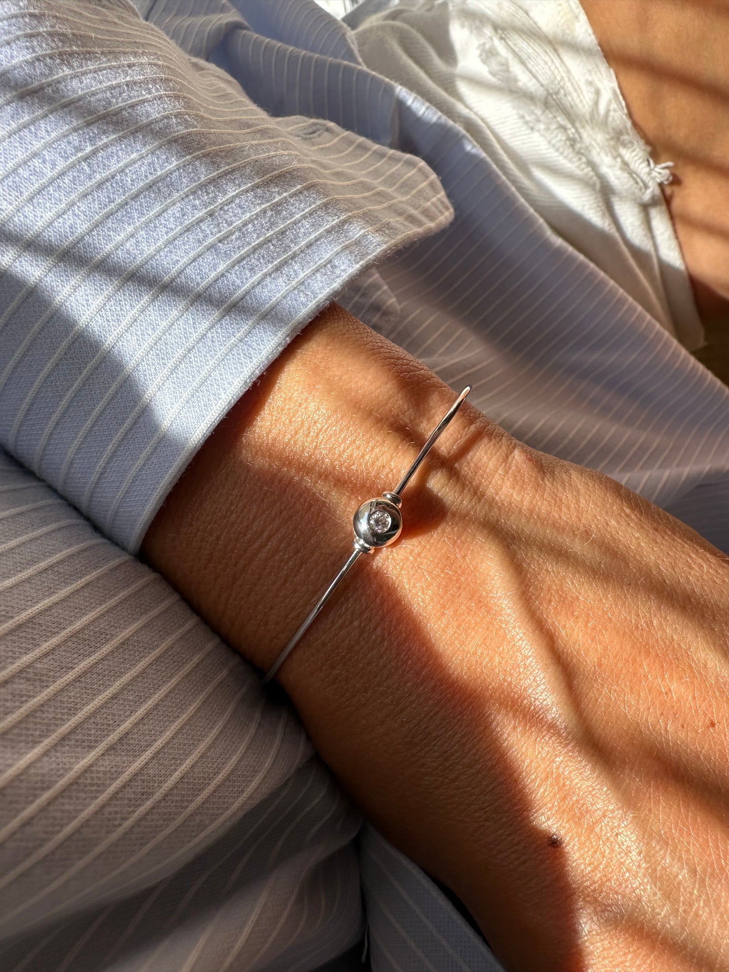 Bracciale con brillante