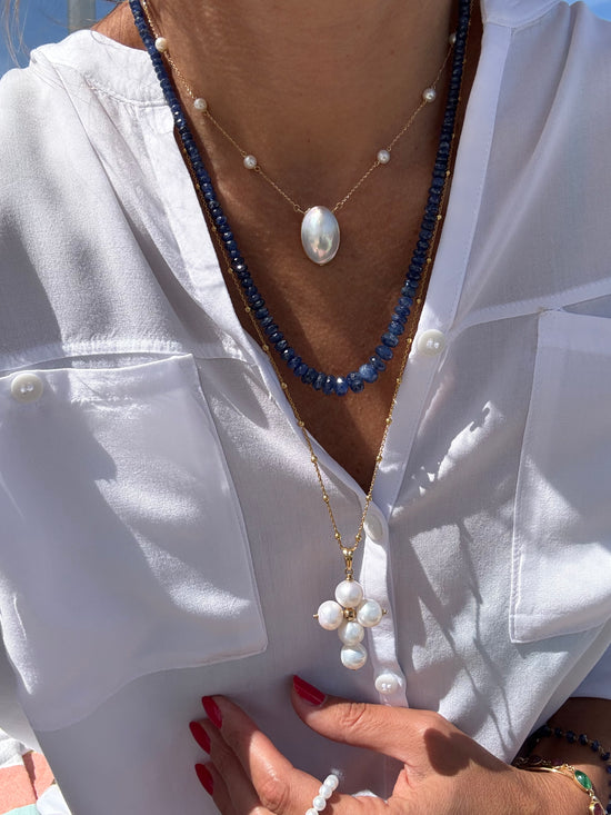 Collier di zaffiri in oro