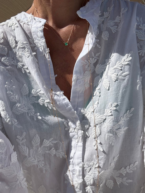 Catenina con smeraldo 1.10