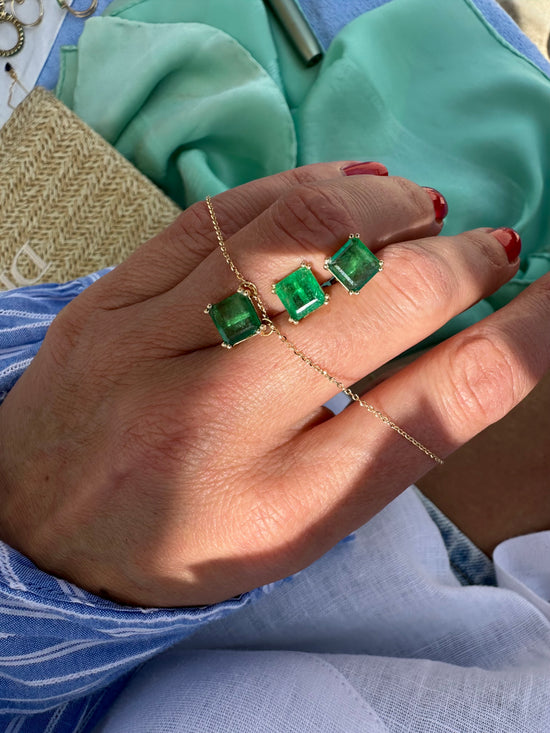 Orecchini smeraldo 2.23