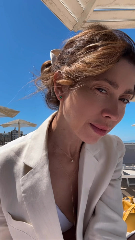 Catenina con trilliant 0.38