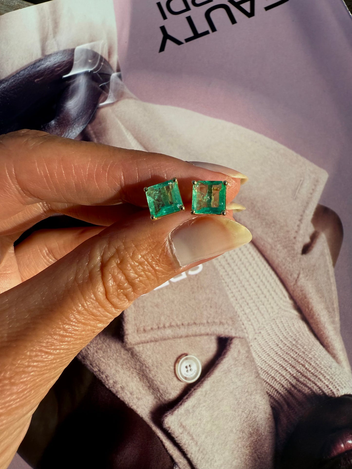 Orecchini smeraldi 2.25