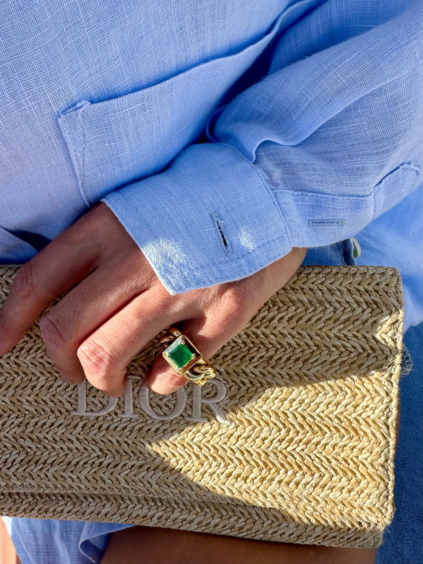 Groumette con smeraldo