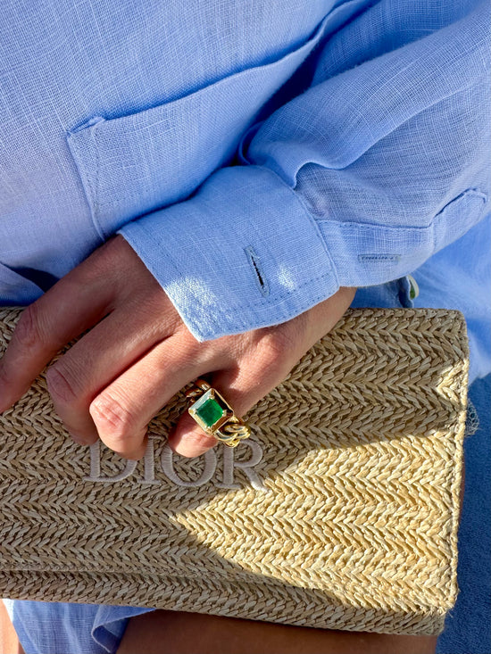 Groumette con smeraldo