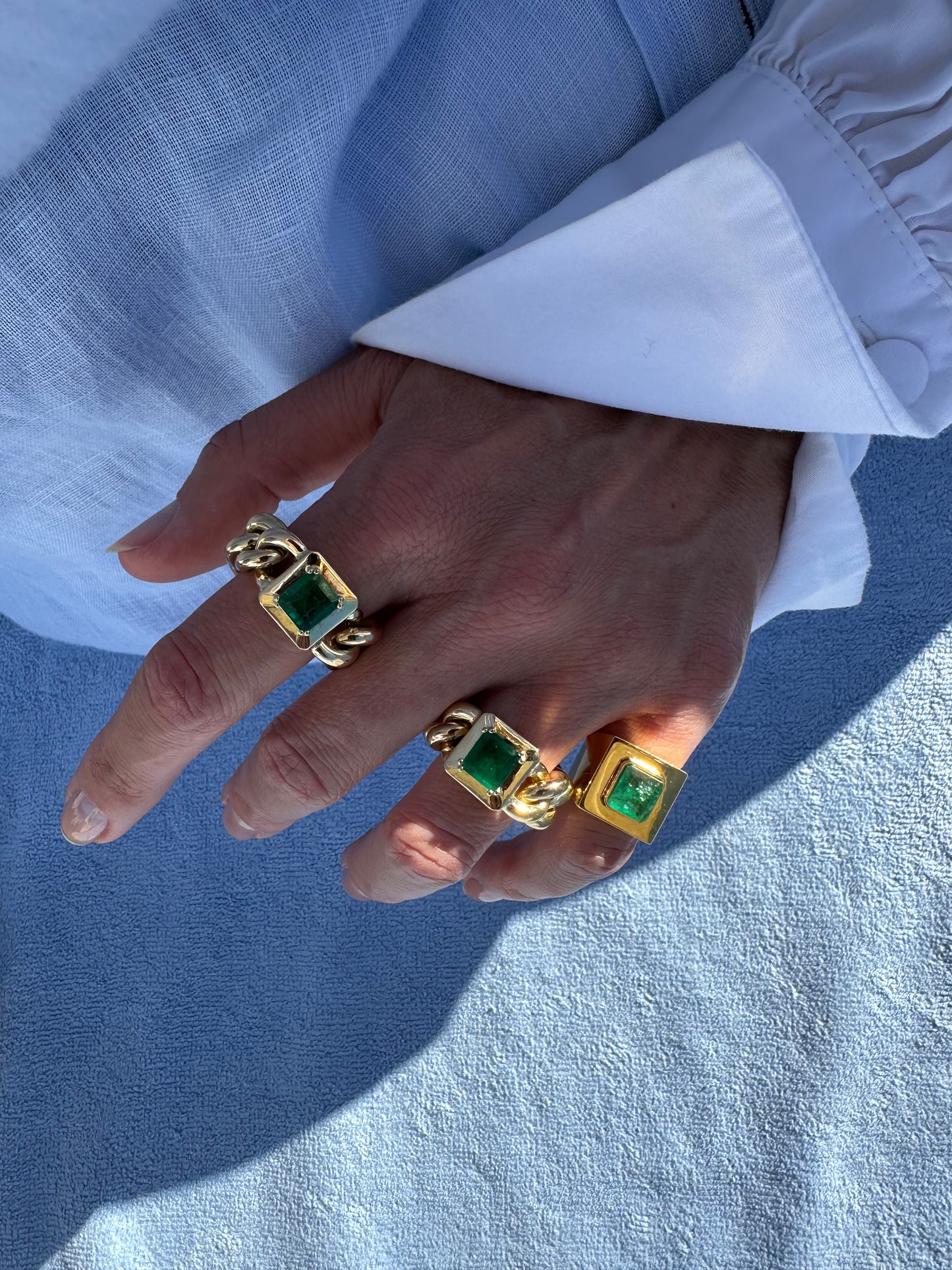 Chevalier con smeraldo