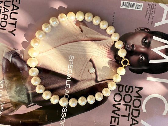 Collier di perle bianche