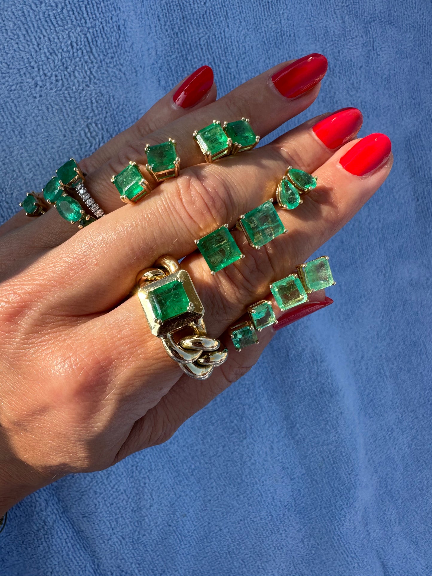 Orecchini smeraldo 2.98