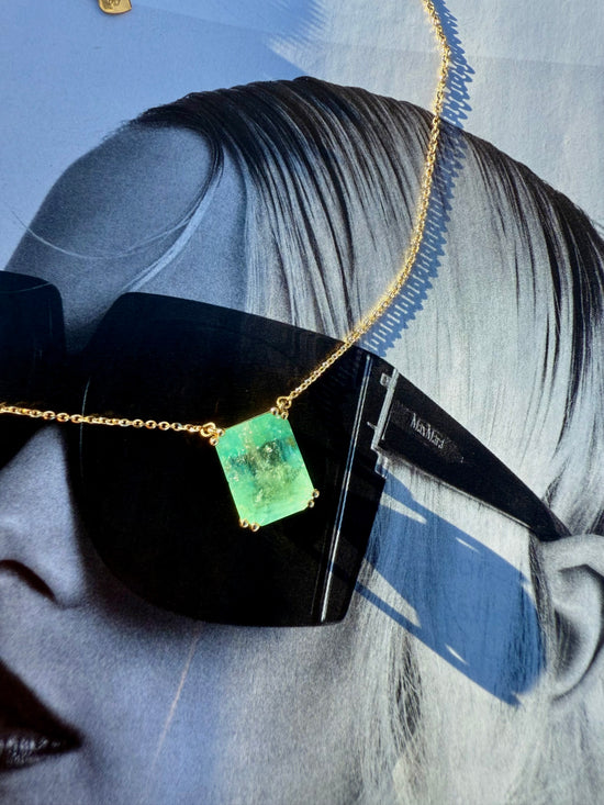 Catenina con smeraldo 7.65