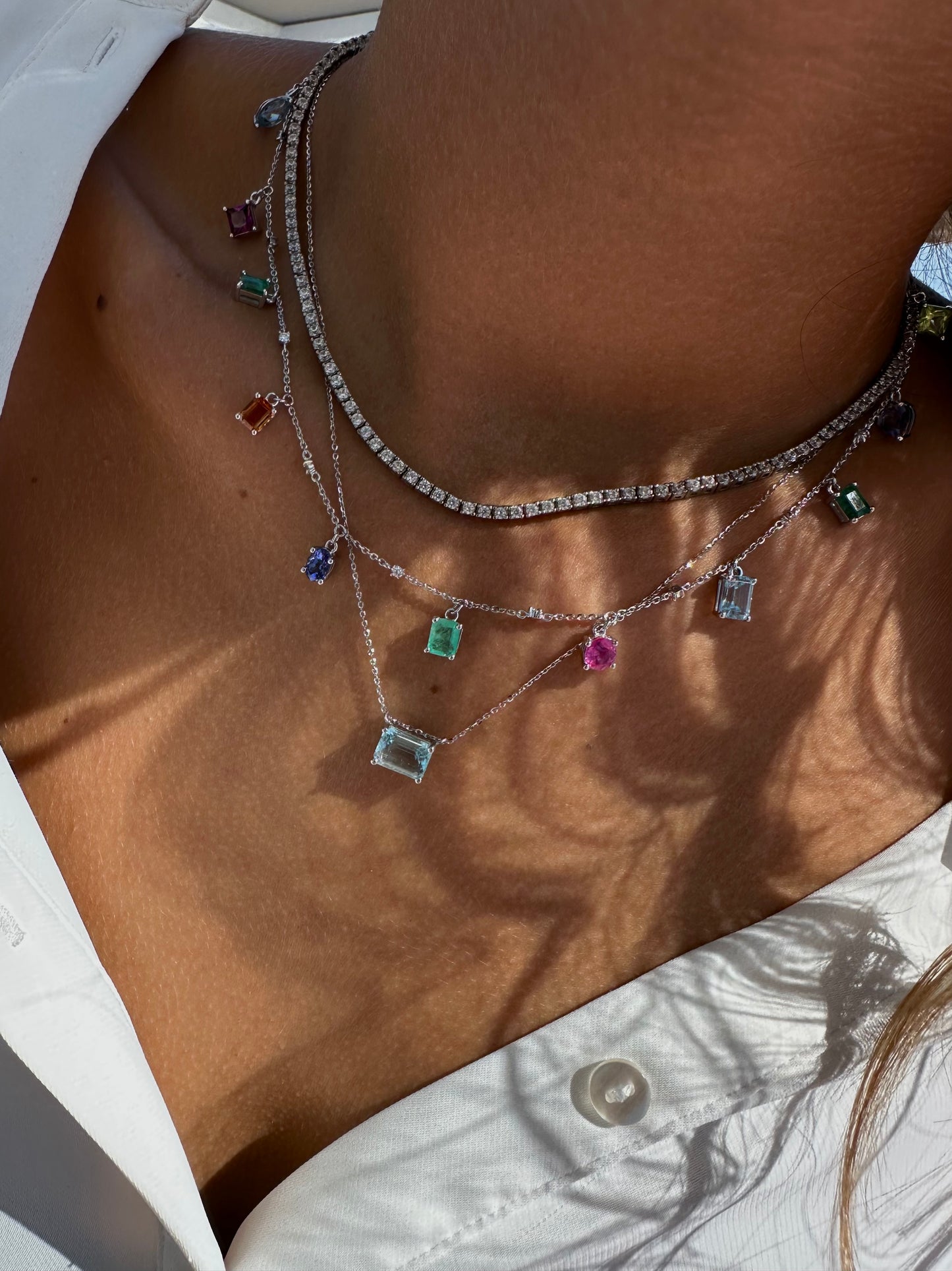 Catenina con acquamarina 2.10