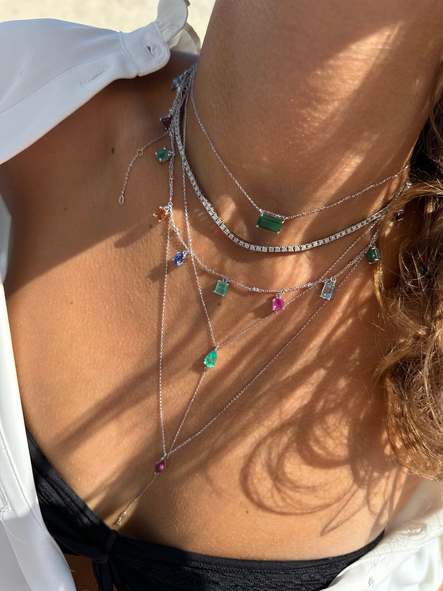 Catenina con smeraldo 1.86