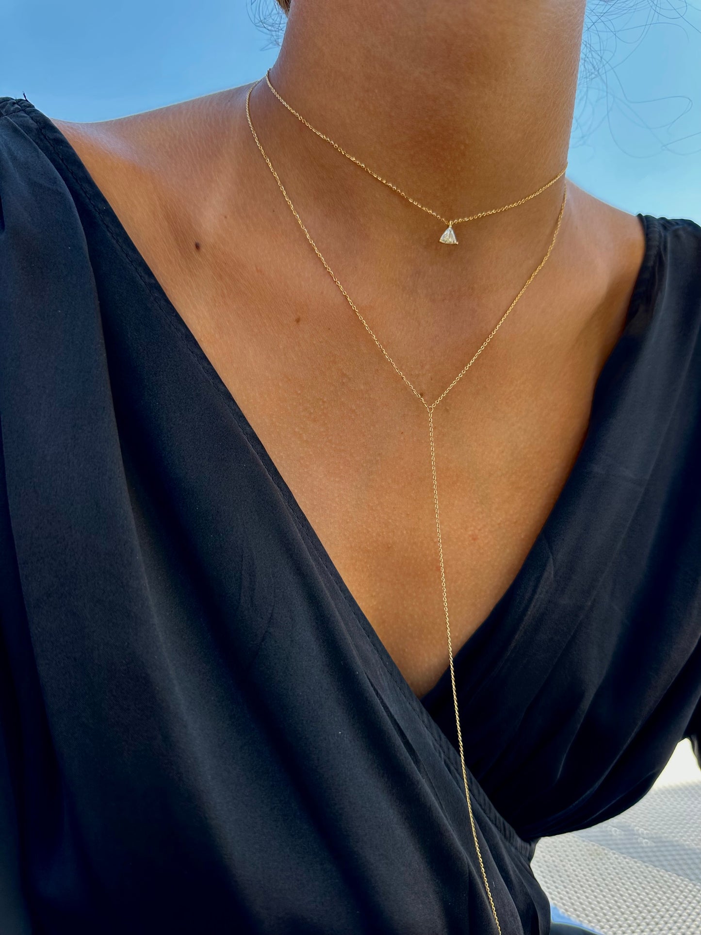 Catenina con trilliant 0.38