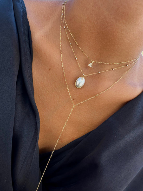 Collanina con perla mabe