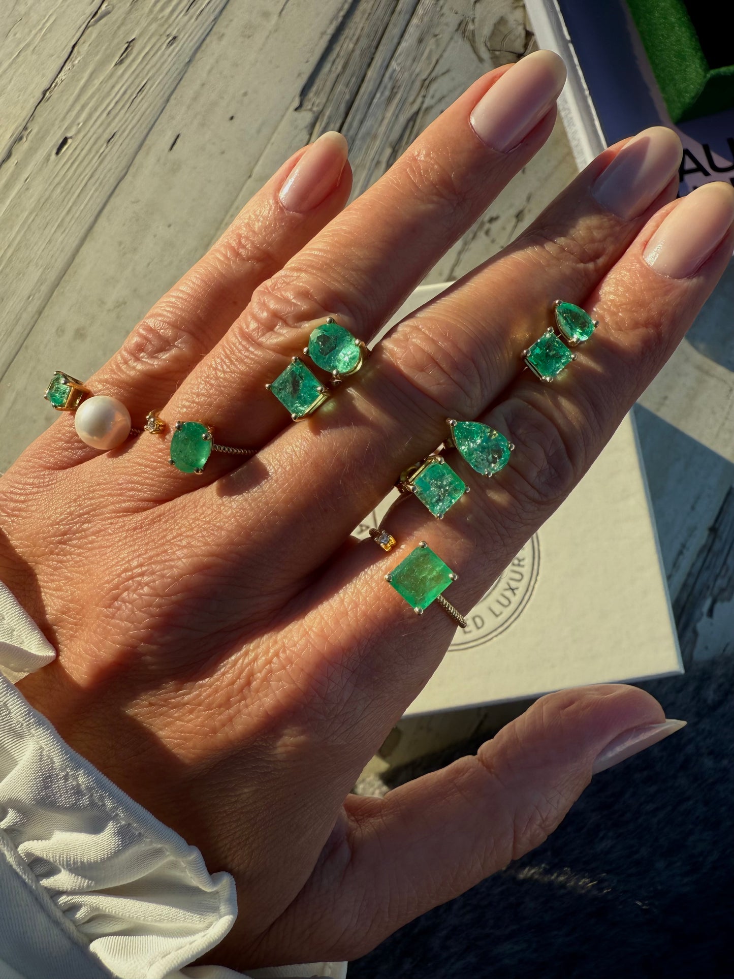 Orecchini con smeraldi 2.09