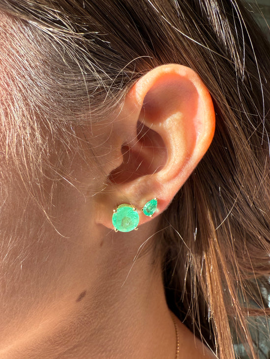 Orecchini con smeraldo 4.61