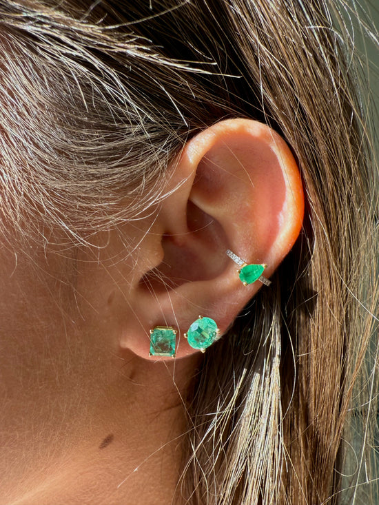 Orecchini con smeraldi 1.98
